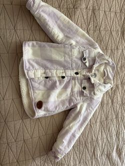 Kids Sherpa-Lined Plaid Jacket
