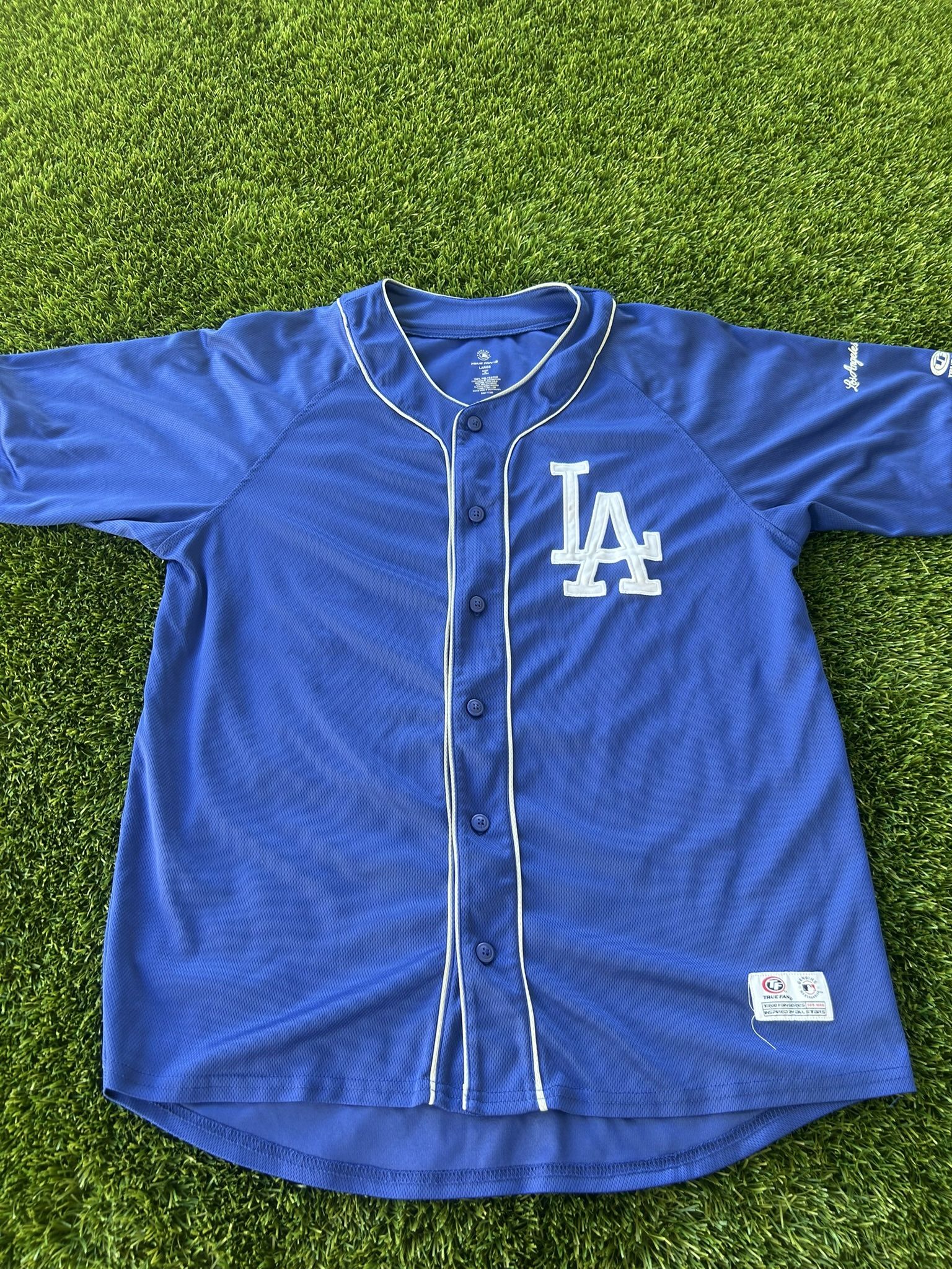 Los Angeles Dodgers MLB Blue True Fan Jersey Large
