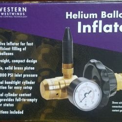 Helium Regulator For Latex Balloons 