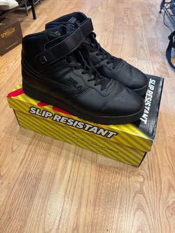 Fila Slip Resistant High-Top Sneakers Black
