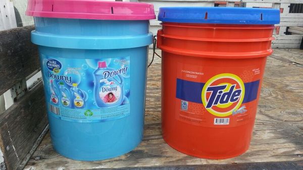 Tide And Downey 5 Gallon Buckets For Sale In El Monte 45 Each Or Tide And Downey 5 Gallon Buckets For Sale In El Monte 45 Each Or
