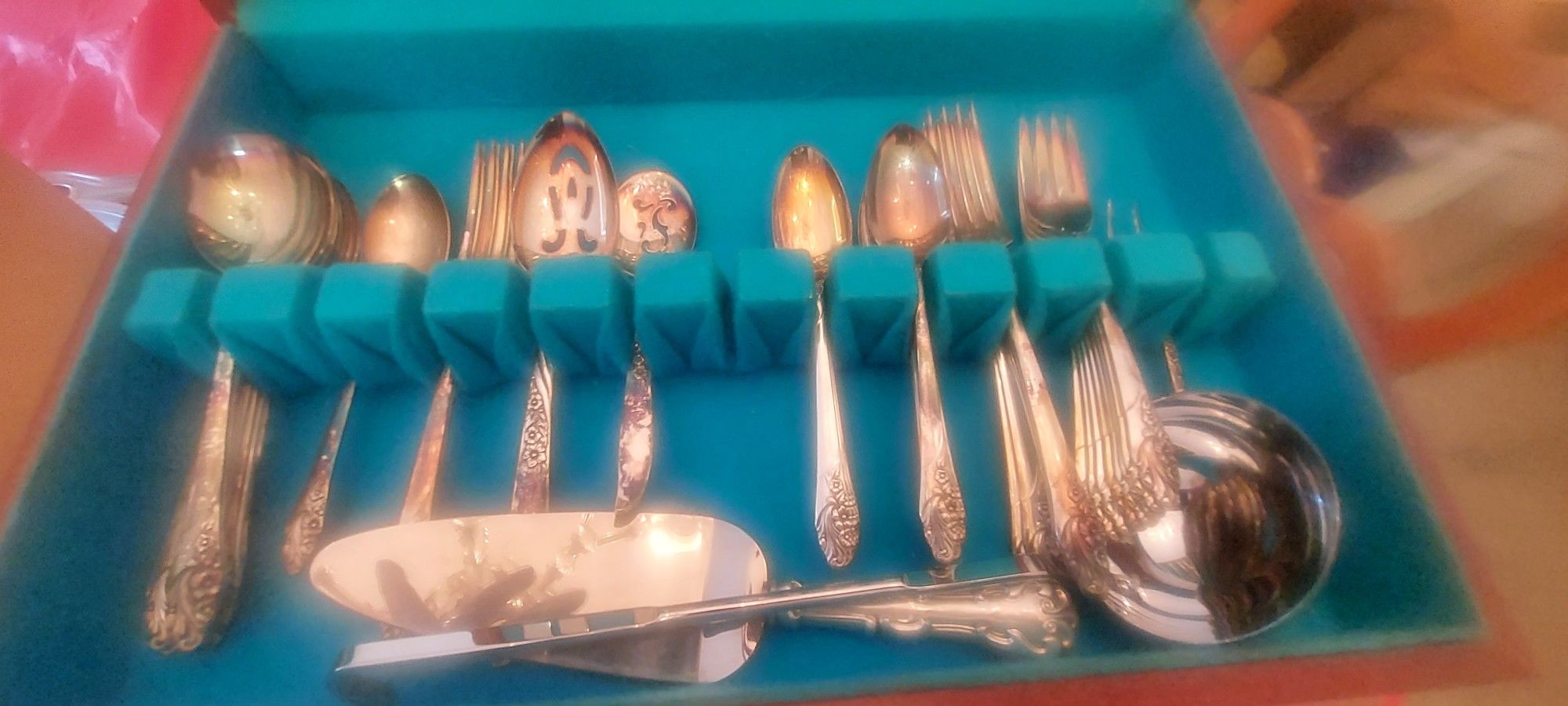 46 Pcs Community Silverware