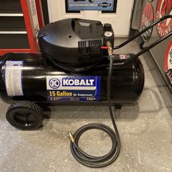 Air Compressor New Kobalt 15 Gallon. Price Firm