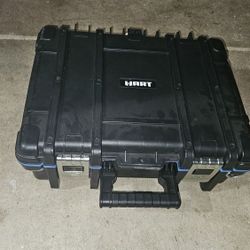 HART Technician Case, Heavy Duty Tool Box for Tool and Hardware Storage, Black
