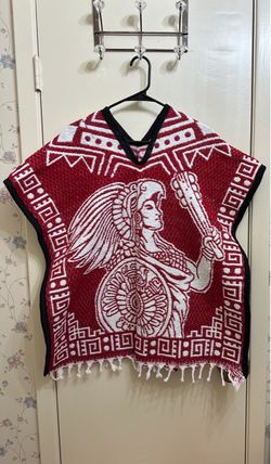 Azem Apparel Kids Mexican Poncho  Size 57” x 27”