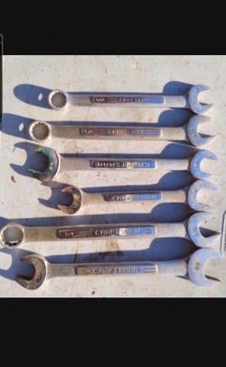 6pc CraftsMan Toot Wrenches Sizes Pictured PRICE FIRM