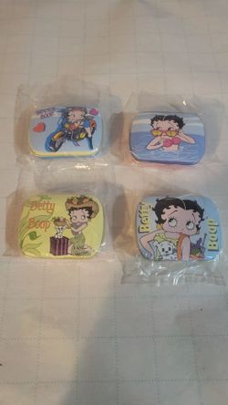 Set Of 4 Betty Boop Collectible Tin Boxes Tin Box Company