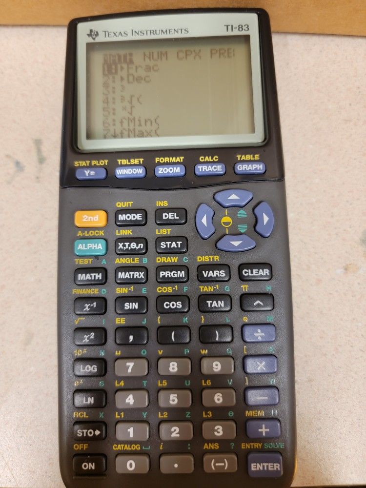 Texas Instruments Ti-83 Calculator