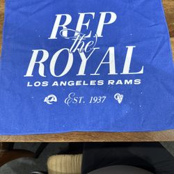 Los Angeles Rams Rep The Royal Hand Towel