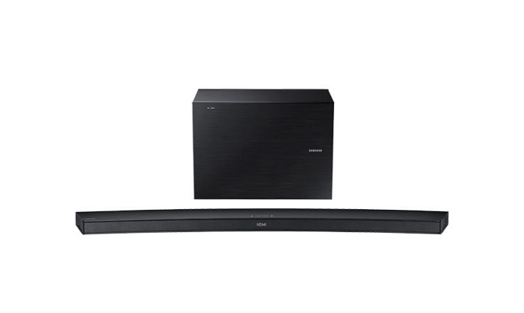 Samsung HW-J7500R Curved Soundbar W/ Wireless Subwoofer & Remote