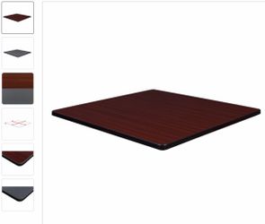 Regency 36 in. Square Laminate Double Sided Table Top × 1