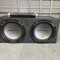 Double 12 Subwoofers With Amp 250 Or OBO