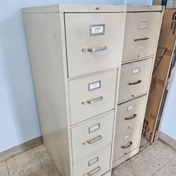 Two (4) Drawer Filing Cabinets