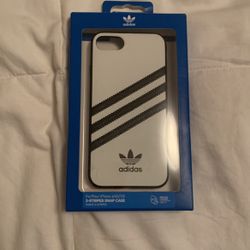 Brand New Adidas iPhone 6, 6S, 7  3 Stripe Case White