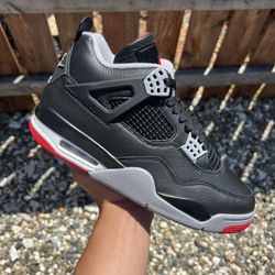 Jordan 4 Bred Reimagined (Size 5.5Y, 6Y, 6.5Y, 7Y, 8)