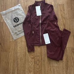 Burgundy Lululemon Set