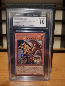 CGC 10 Gem Mint Winged Dragon of Ra Yu-Gi-Oh Card