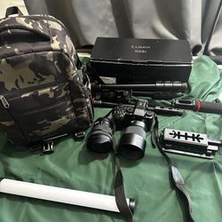 Lumix S5iiX w/ 50mm lens,20-60mm lens,and many other items(VERY GOOD CONDITION)