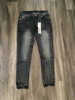 Purple jeans