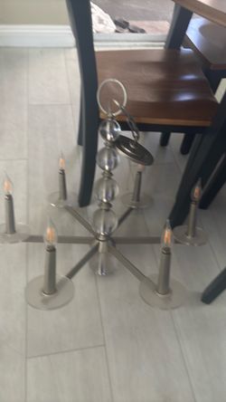 Free crystal chandelier in Dana Point. Great condition