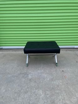 Vintage Antique Ottoman Chair Bench
