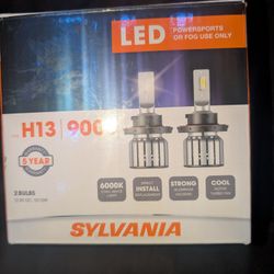 Sylvania H13 9008 LED Bulbs 6000K Cool White