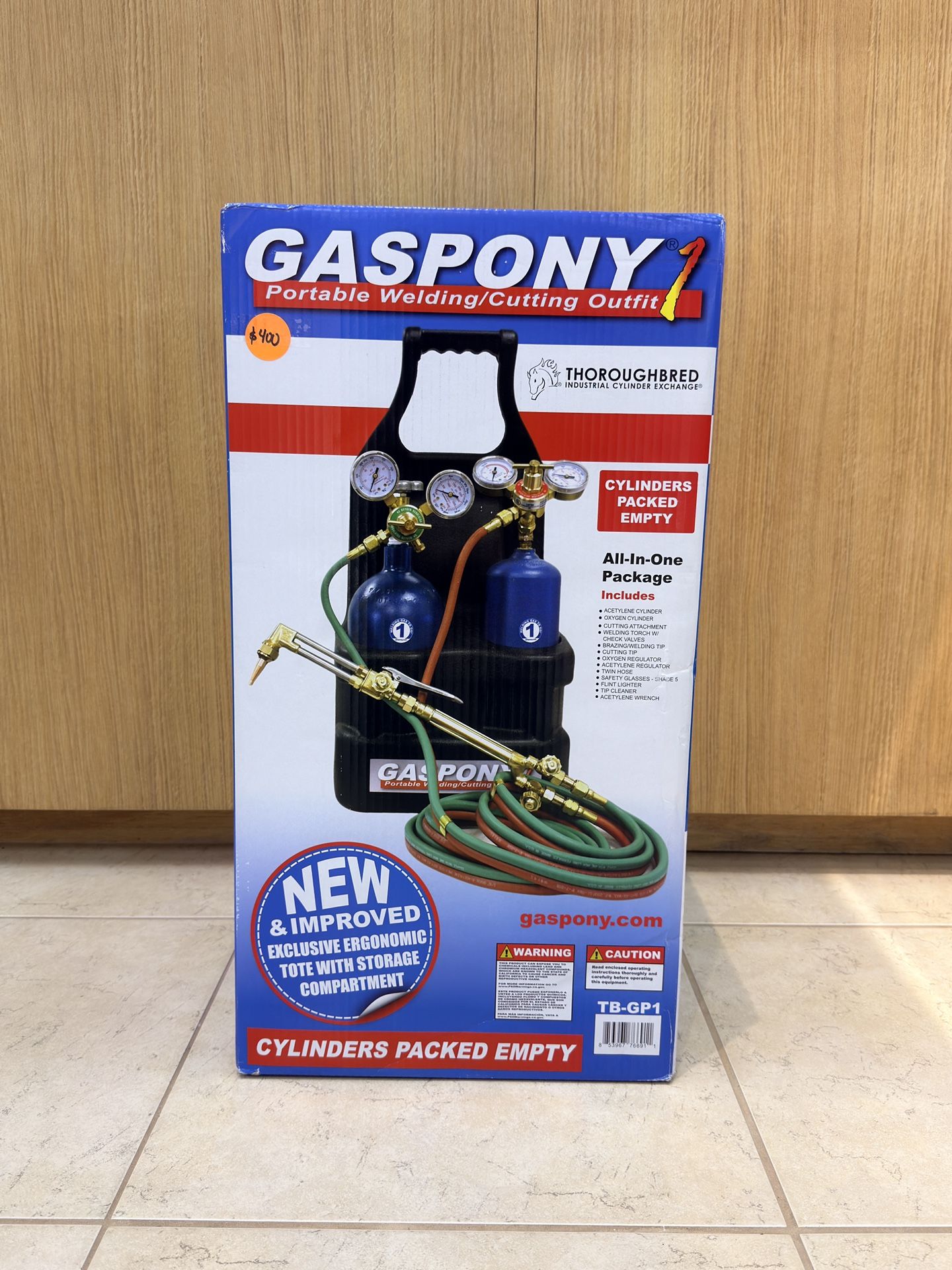 GASPONY PORTABLE WELDING/CUTTING OUTFIT