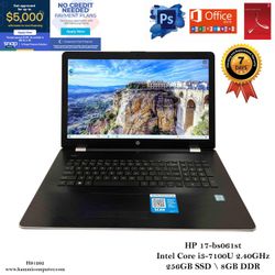 Hp 17-bs061, Intel Core i3-7100U, 8GB, 256GB SSD "H91262"