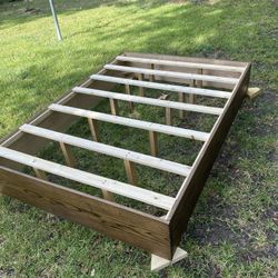 Custom Made Solid Oak Bed 