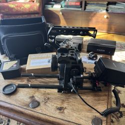 Black Magic Pocket 4K with Tilta Rig. 