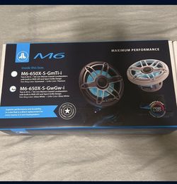 JL M6 6.5 Sports grill White With Rgb Lights