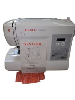Singer Brilliance Sewing Machine 180 Stitch Applications Auto Thread