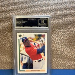 Michael Jordan Baseball Card