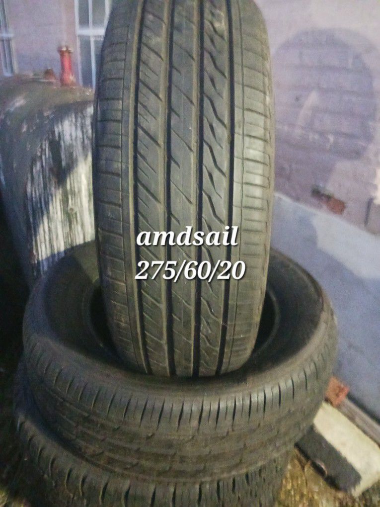 2 Used Tire And sail 274/60/20