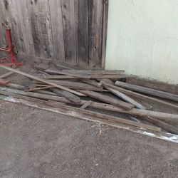 Pile Of Reclaimed Wood