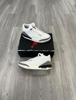 Jordan 3 White Cement Reimagined Men 8 New