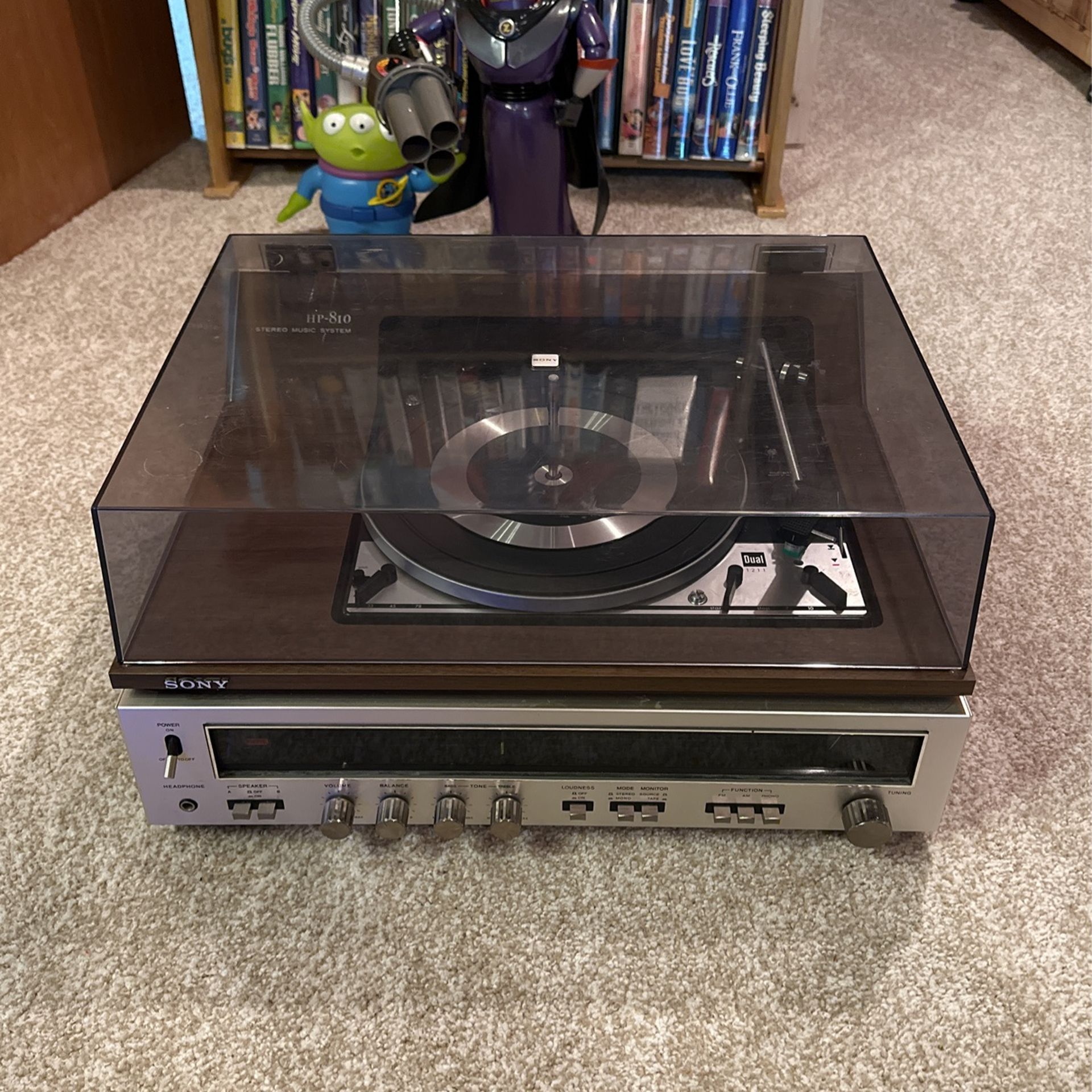 Vintage Sony Record Player HP-810