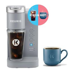 Keurig K-Iced Essentials Plus, Iced and Hot Single-Serve K-Cup Pod Coffee Maker