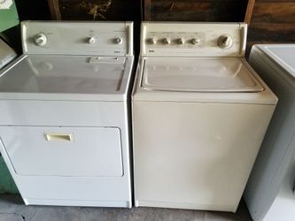 Washer and dryer