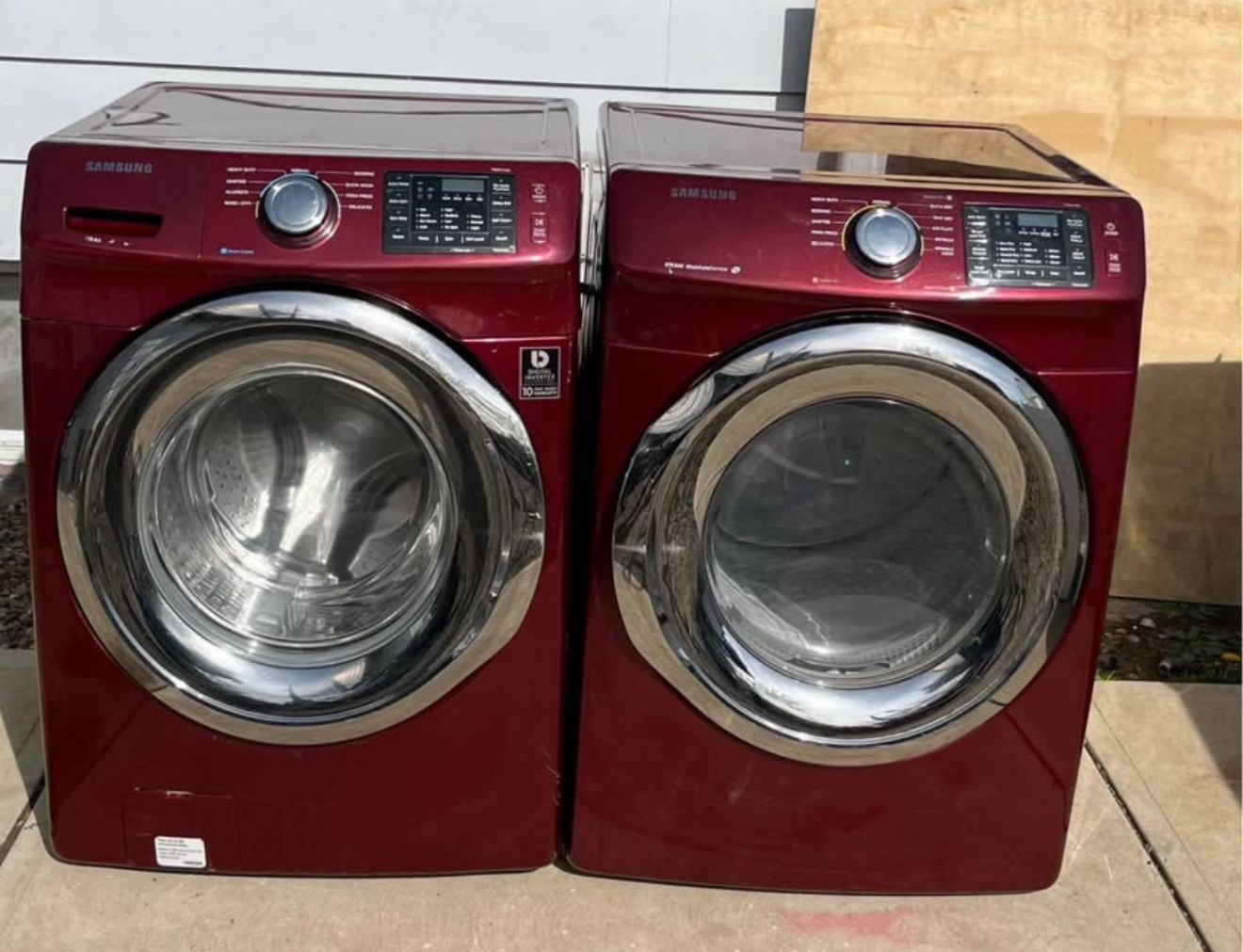 Samsung Electric Washer And Dryer