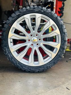 22" RIMS W/33125022 TIRES WE FINANCE ALSO NO CREDIT NEED