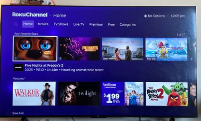 TCL 75” 4K UHD Roku Smart TV – $300
