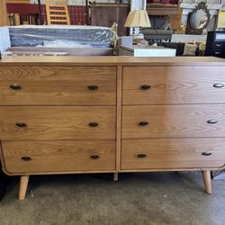 Beautiful Light Blonde Mid Century Modern Style Dresser MCM