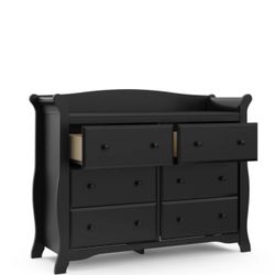 Black 6-Drawer Dresser
