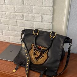 Gucci Rare Black Knight Messenger Bag
