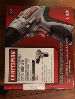 Craftsman lithium ion drill / driver