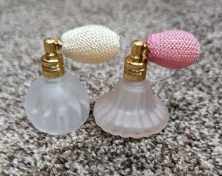 2 Vintage  Atomizer Perfume Bottles