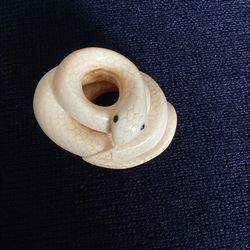 Japanese snake netsuke