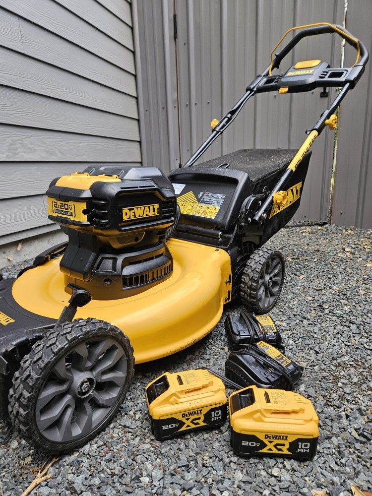 Dewalt Lawn Mower With Batteries And Charger
