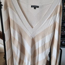 Express V Neck Long Sleeve Sweater - WORN ONCE
